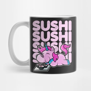 Unicorn Sushi Nigiri Kawaii Neko Anime Japanese print Mug